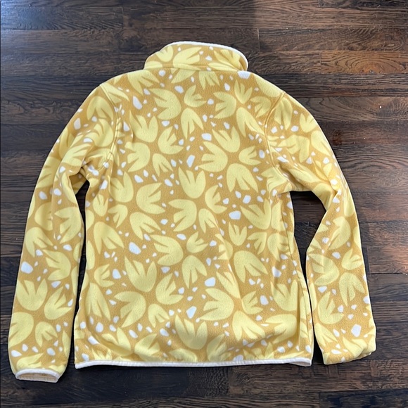Patagonia Yellow Floral Fleece Pullover - Picture 6 of 6